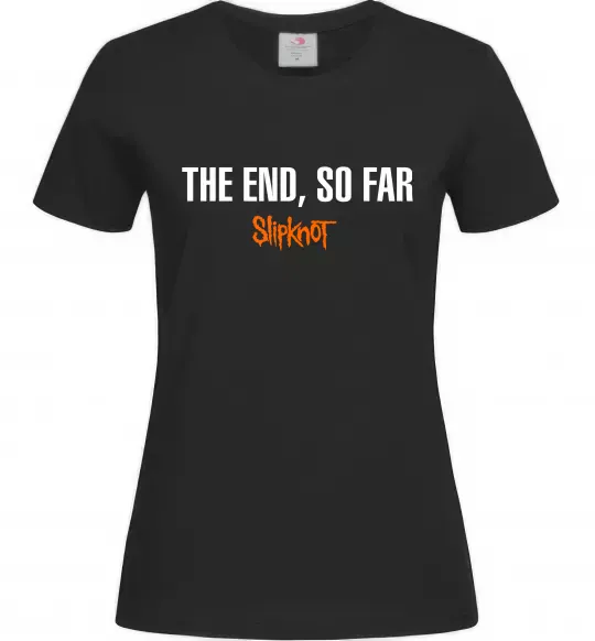 Жіноча футболка Slipknot The end so far Чорний фото
