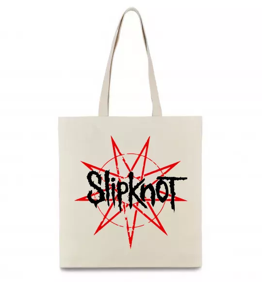 Еко-сумка Slipknot Бежевий фото