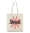 Еко-сумка Slipknot Бежевий Еко-сумка Slipknot Бежевий фото