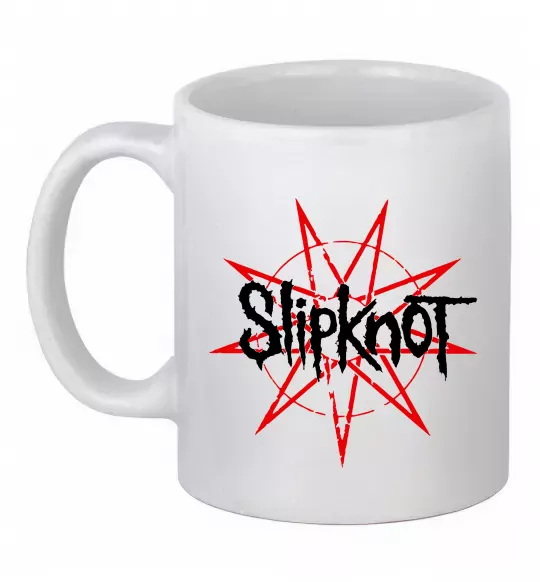 Чашка керамическая Slipknot Белый фото