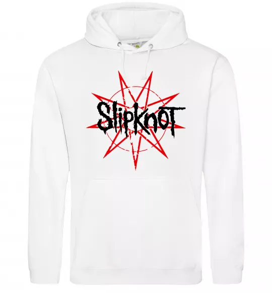 Жіноча толстовка (худі) Slipknot Білий фото