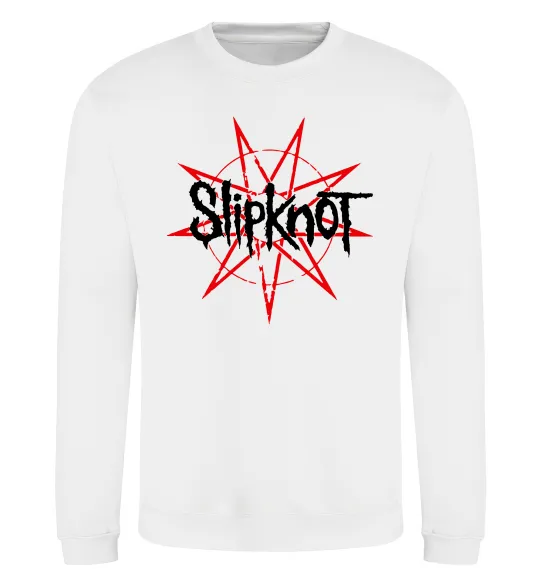 Світшот Slipknot Білий фото