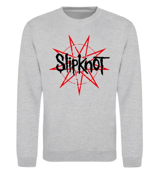 Світшот Slipknot Сірий меланж фото