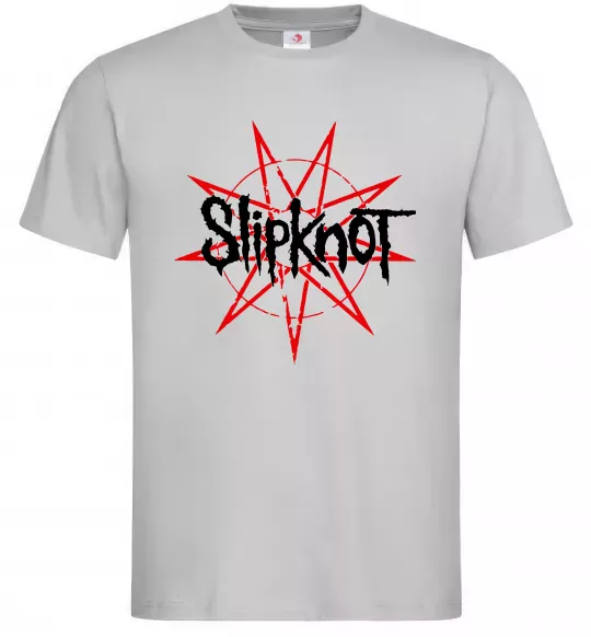Чоловіча футболка Slipknot Сірий фото