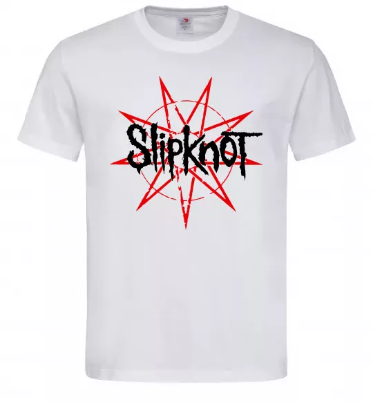 Чоловіча футболка Slipknot Білий фото