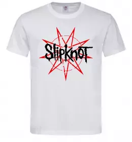 Чоловіча футболка Slipknot Білий фото