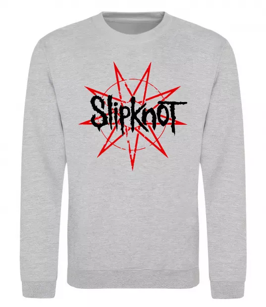 Свитшот Slipknot Серый меланж фото