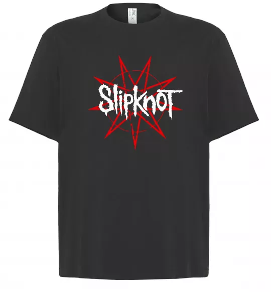Футболка Оверсайз Slipknot Чорний фото