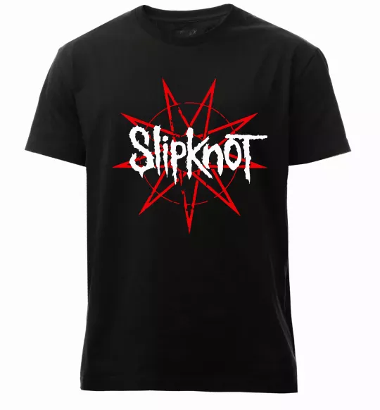 Чоловіча преміум футболка Slipknot Чорний фото