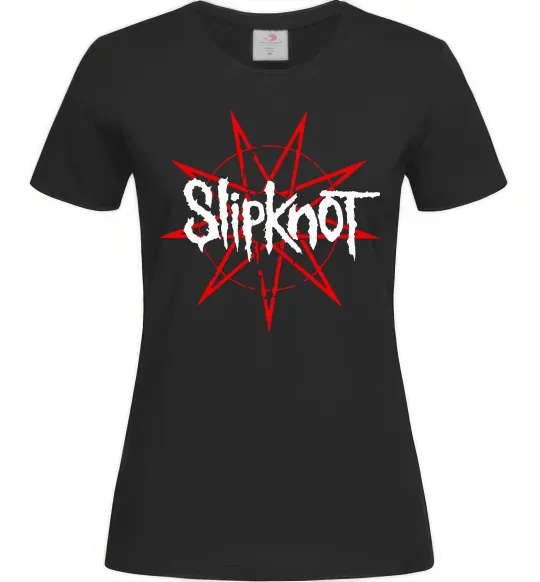 Жіноча футболка Slipknot Чорний фото