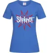 Жіноча футболка Slipknot Яскраво-синій фото