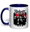 Чашка с цветной ручкой Slipknot Subliminal verses Глубокий темно-синий фото