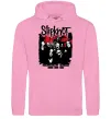 Мужская толстовка (худи) Slipknot Subliminal verses Розовый фото