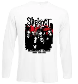 Лонгслив Slipknot logo Белый фото Лонгслив Slipknot logo Белый фото