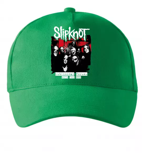 Кепка Slipknot Subliminal verses Зелений фото