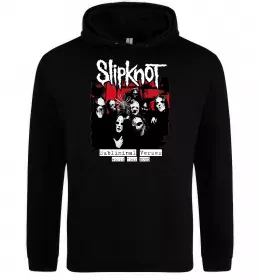 Чоловіча толстовка (худі) Slipknot надпись Чорний фото