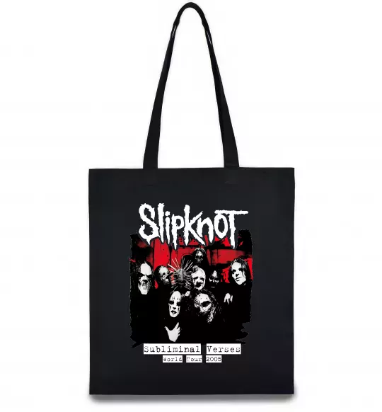Еко-сумка Slipknot Subliminal verses Чорний фото