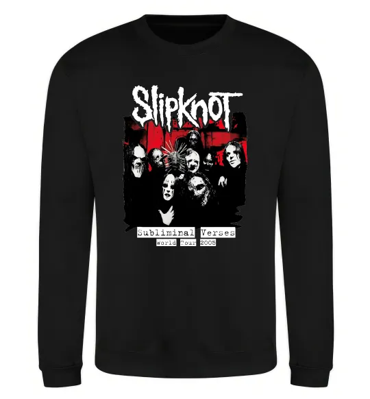 Світшот Slipknot Subliminal verses Чорний фото