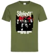 Чоловіча футболка Slipknot Subliminal verses Оливковий фото
