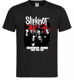 Чоловіча футболка Slipknot Subliminal verses Чорний фото