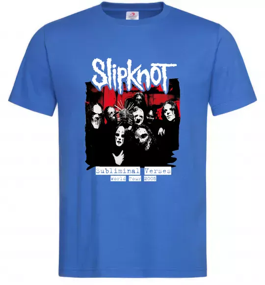 Чоловіча футболка Slipknot Subliminal verses Яскраво-синій фото