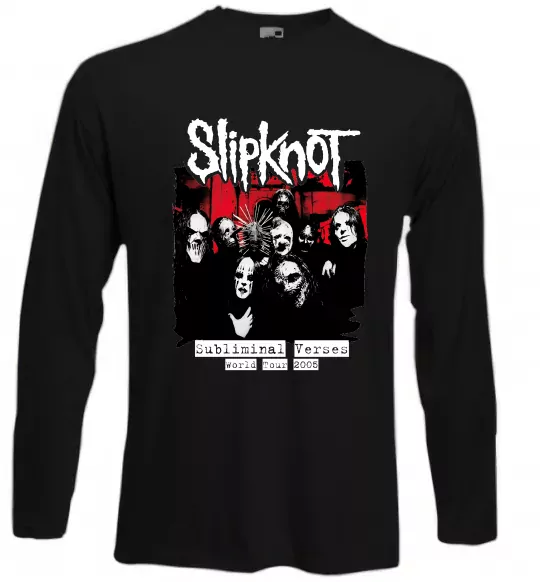 Лонгслів Slipknot Subliminal verses Чорний фото