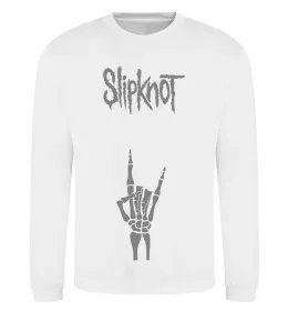 Світшот Slipknot rock Білий фото