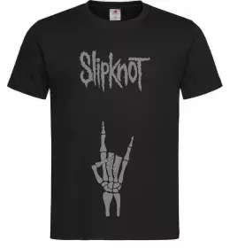 Чоловіча футболка Slipknot rock Чорний фото