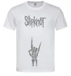 Чоловіча футболка Slipknot rock Білий фото