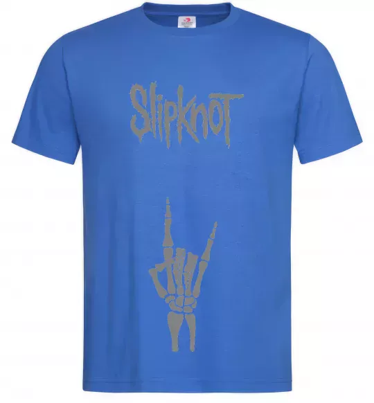 Чоловіча футболка Slipknot rock Яскраво-синій фото
