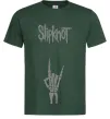 Чоловіча футболка Slipknot rock Темно-зелений фото