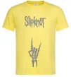 Чоловіча футболка Slipknot rock Лимонний фото