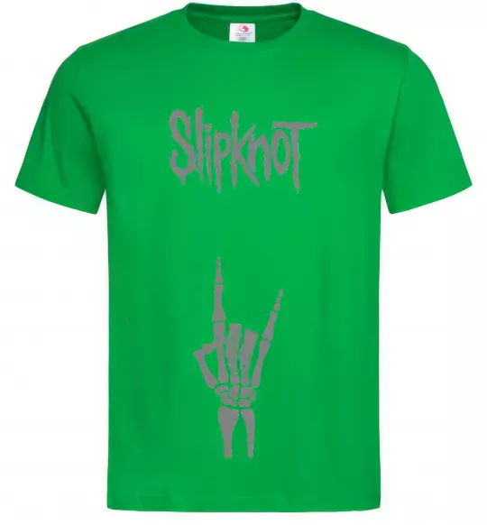 Чоловіча футболка Slipknot rock Зелений фото