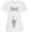 Жіноча футболка Slipknot rock Білий фото