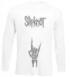 Лонгслів Slipknot rock Білий фото