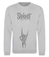 Свитшот Slipknot rock Серый меланж фото