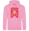 Мужская толстовка (худи) Slipknot ribs Розовый фото