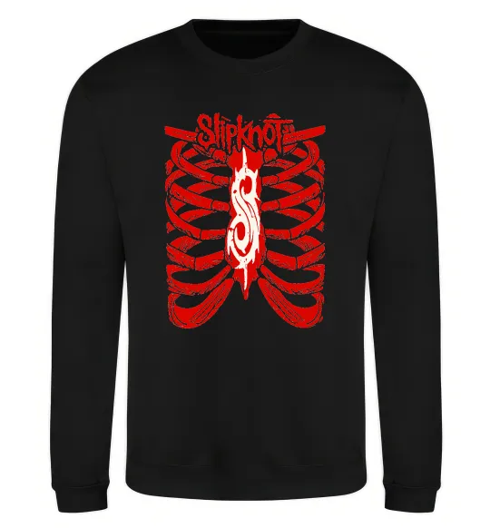 Свитшот Slipknot ribs Черный фото