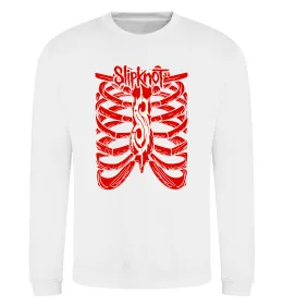 Світшот Slipknot ribs Білий фото