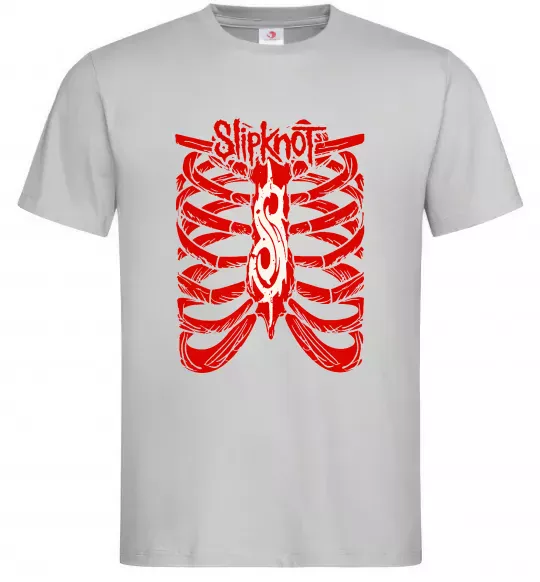 Чоловіча футболка Slipknot ribs Сірий фото