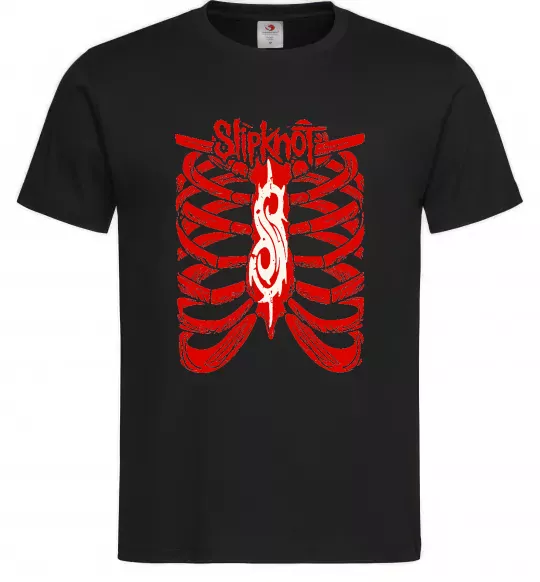 Чоловіча футболка Slipknot ribs Чорний фото