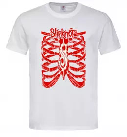 Чоловіча футболка Slipknot ribs Білий фото
