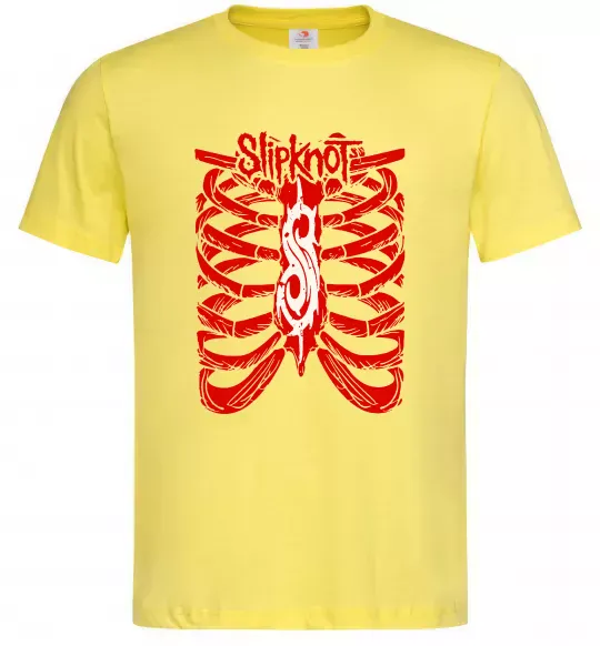 Чоловіча футболка Slipknot ribs Лимонний фото