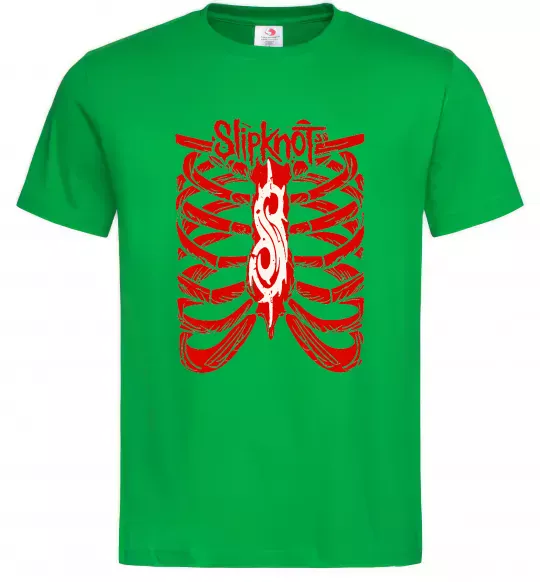 Чоловіча футболка Slipknot ribs Зелений фото