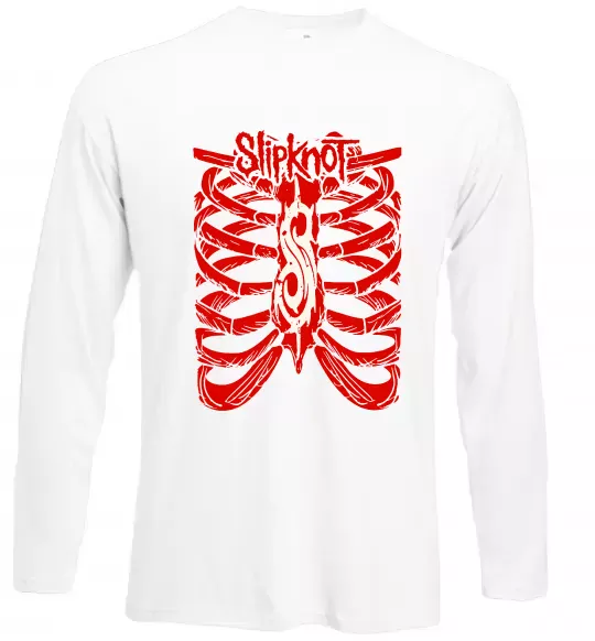 Лонгслив Slipknot ribs Белый фото