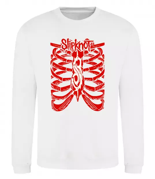 Свитшот Slipknot ribs Белый фото