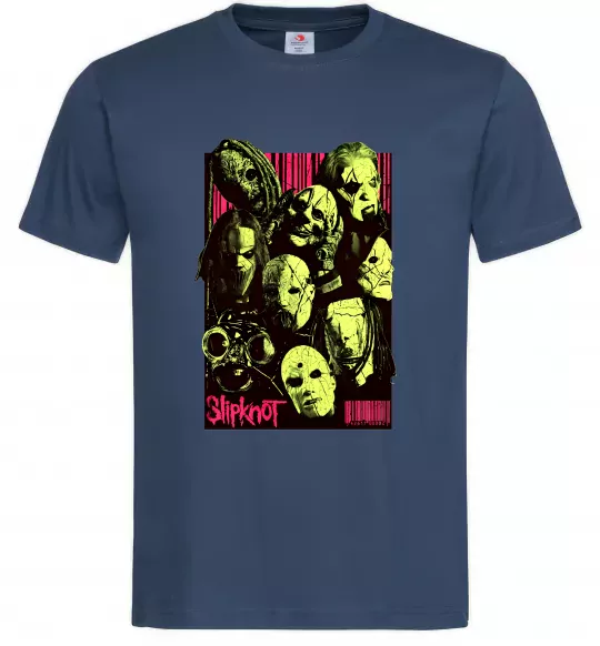 Чоловіча футболка Slipknot poster Темно-синій фото