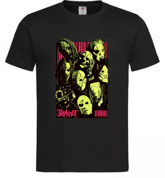 Чоловіча футболка Slipknot poster Чорний фото