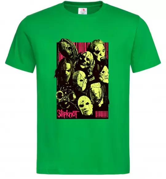 Чоловіча футболка Slipknot poster Зелений фото