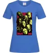Жіноча футболка Slipknot poster Яскраво-синій фото